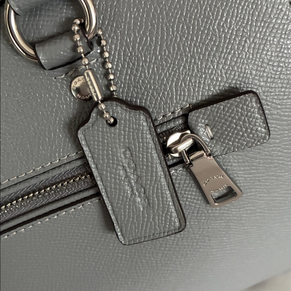 Coach Gray Satchel Bag w/dustbag - Picture 9 of 14